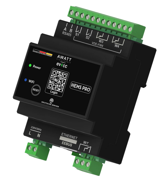 HEMS PRO Energiemanagement System Winkelansicht